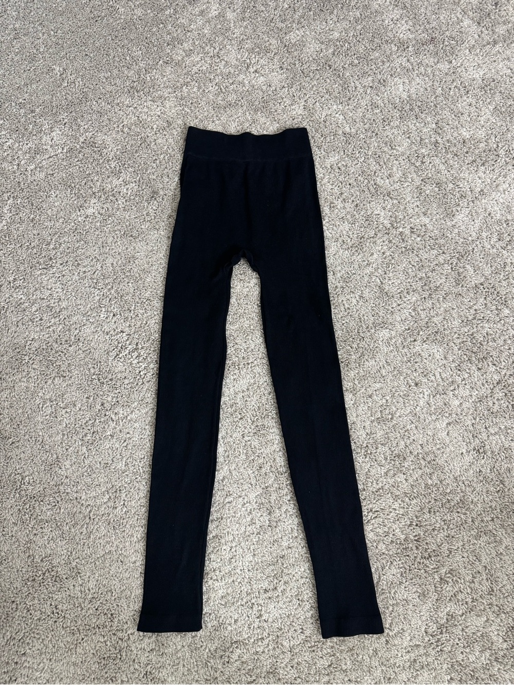 Black High-Waist Stretch Leggings